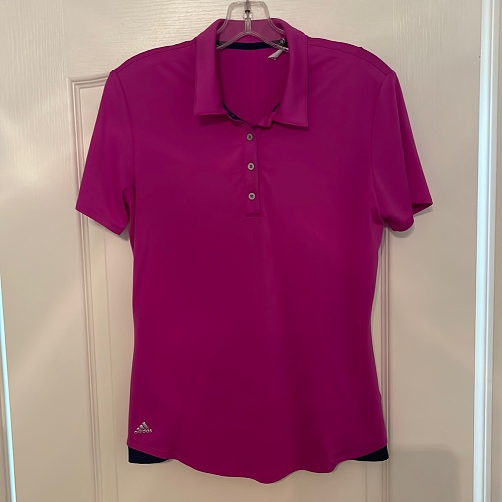 Adidas lavender golf shirt Size medium Excellent condition